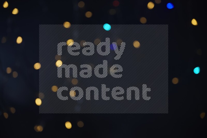 Bokeh light in multicolor