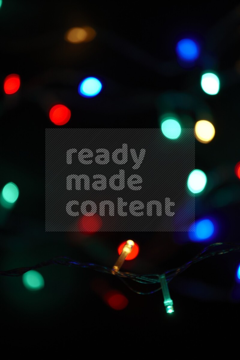 Bokeh light in multicolor