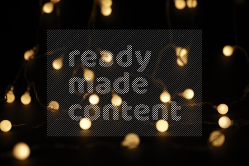 Bokeh light in yellow