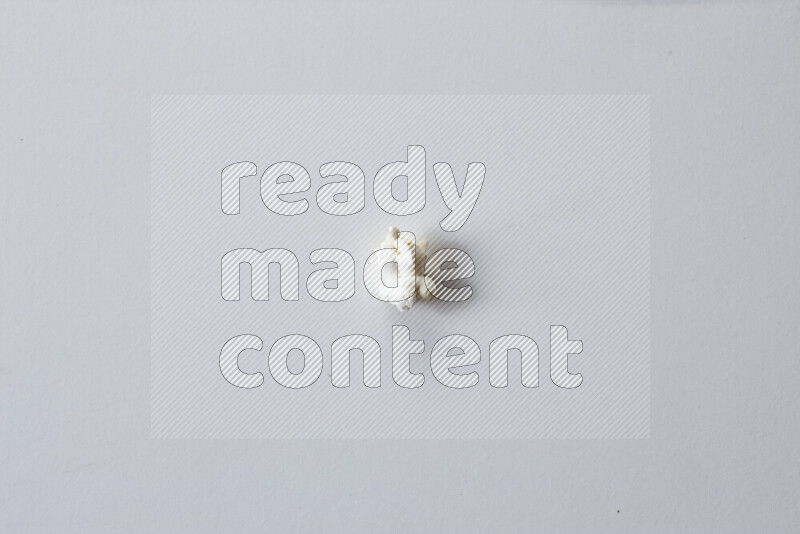 Popcorn snacks on white background