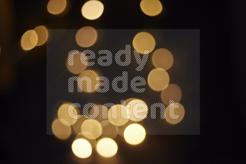 Bokeh light in yellow