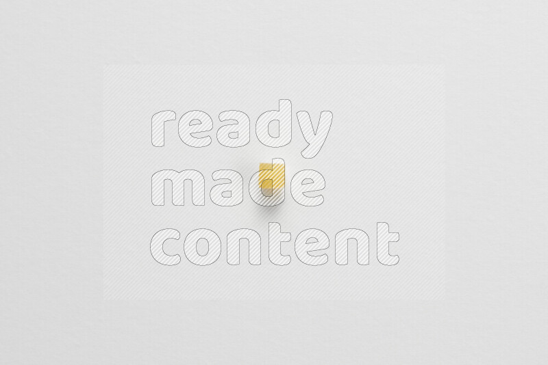 Small rings pasta on white background