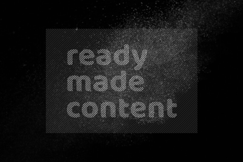 Snow spray on black background