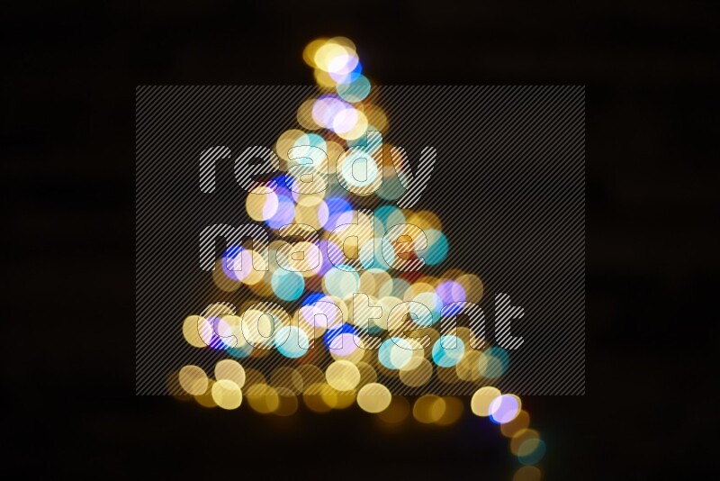 Bokeh light in multicolor