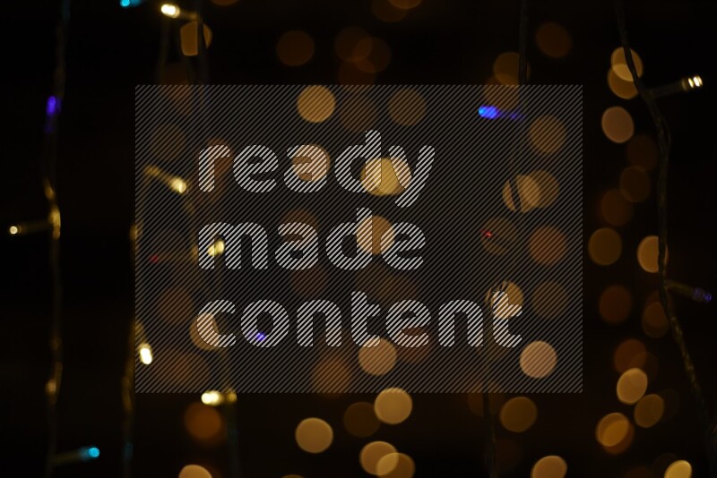 Bokeh light in multicolor