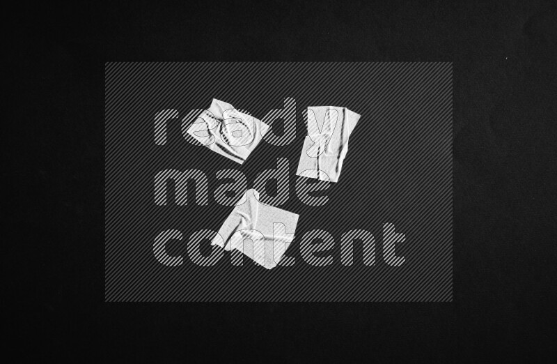 Duct tape on black background