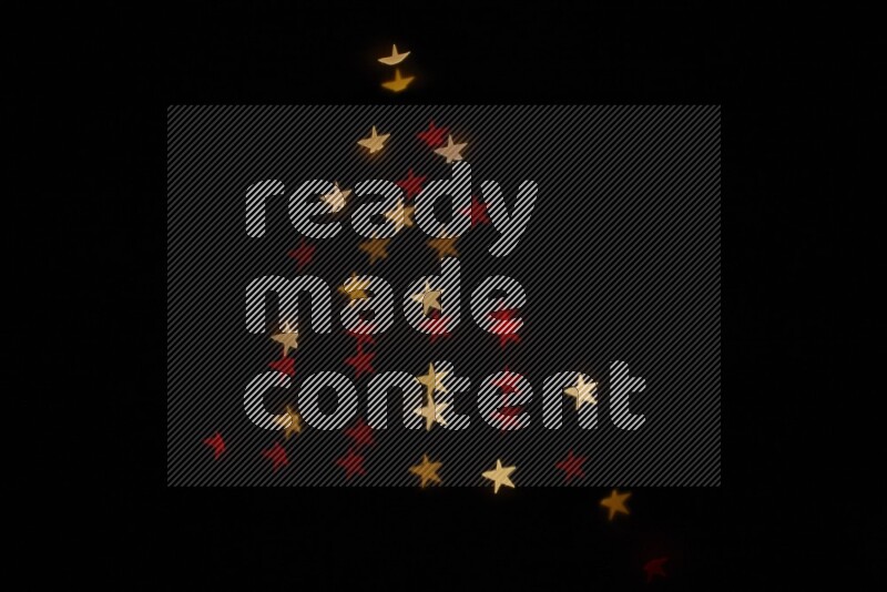 Bokeh light in star shape