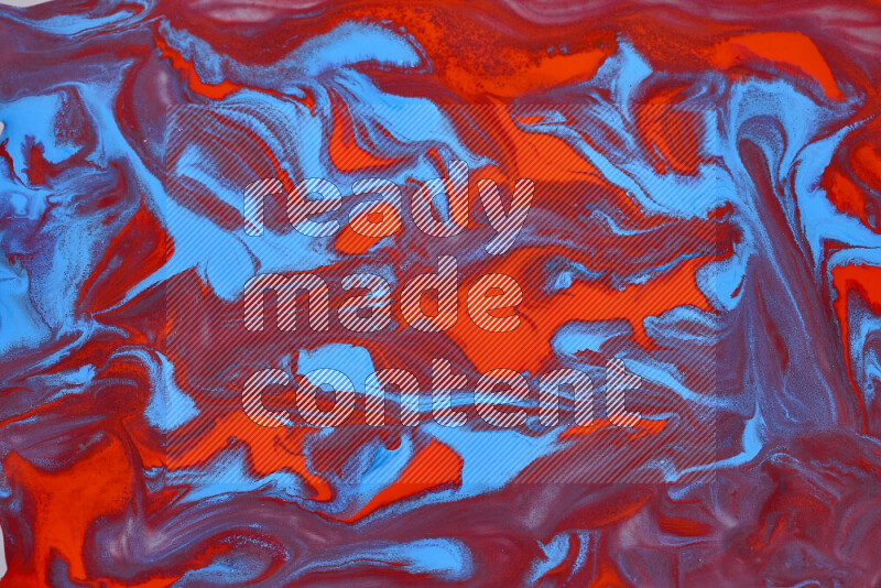 Abstract colorful background with mixed of red and blue paint colors