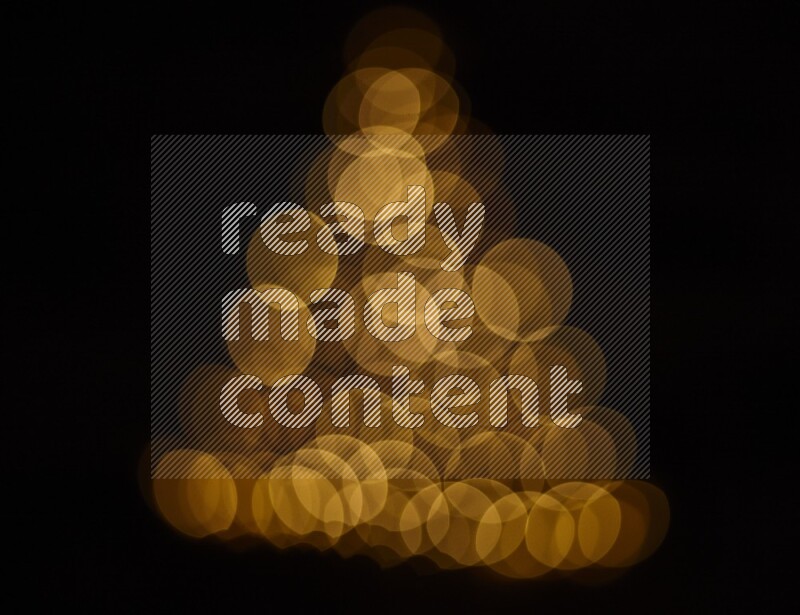 Bokeh light in yellow