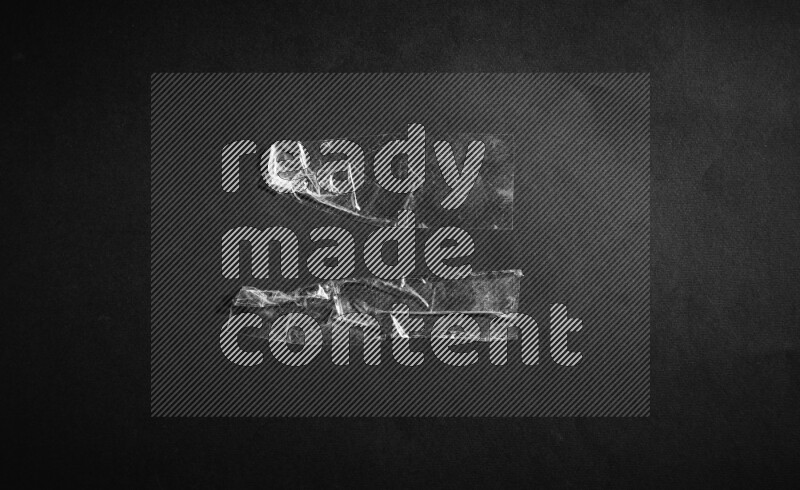 Duct tape on black background