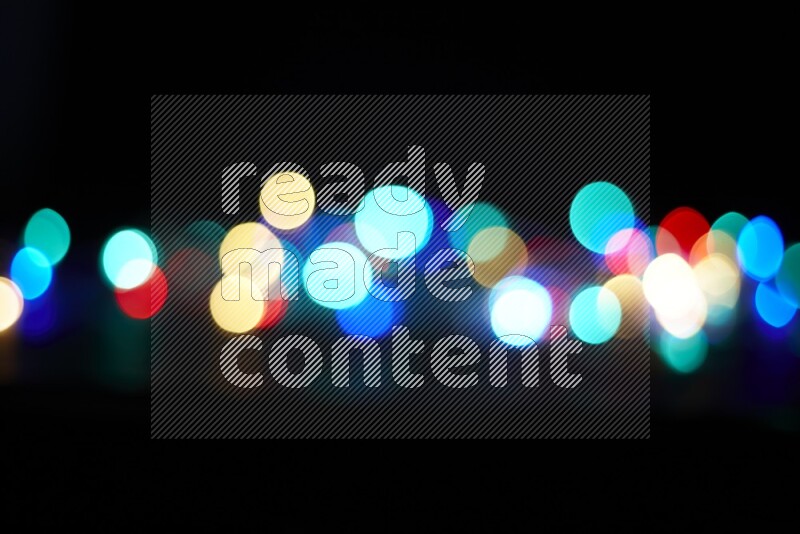 Bokeh light in multicolor