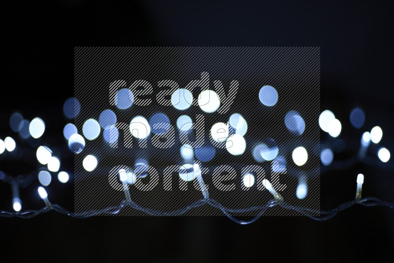 Bokeh light in white