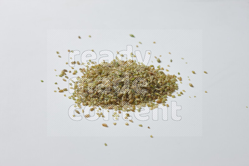 Freekeh on white background