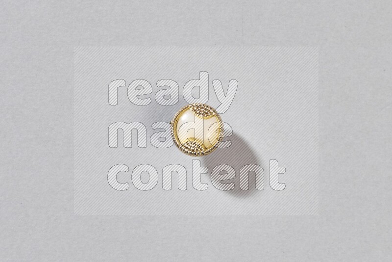 A button on grey background