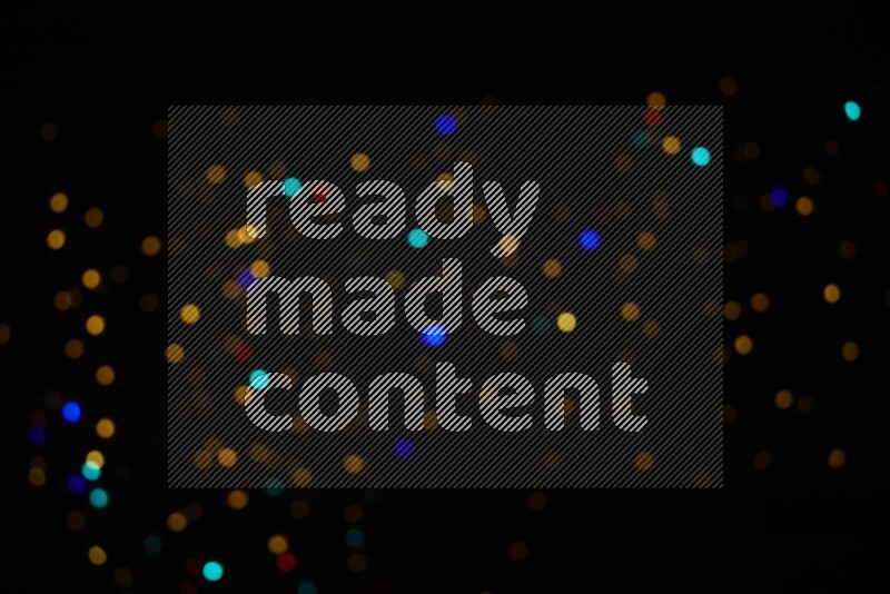 Bokeh light in multicolor