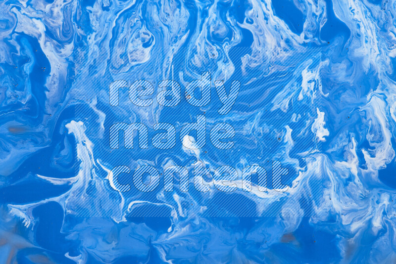 Abstract colorful background with mixed of white and blue paint colors