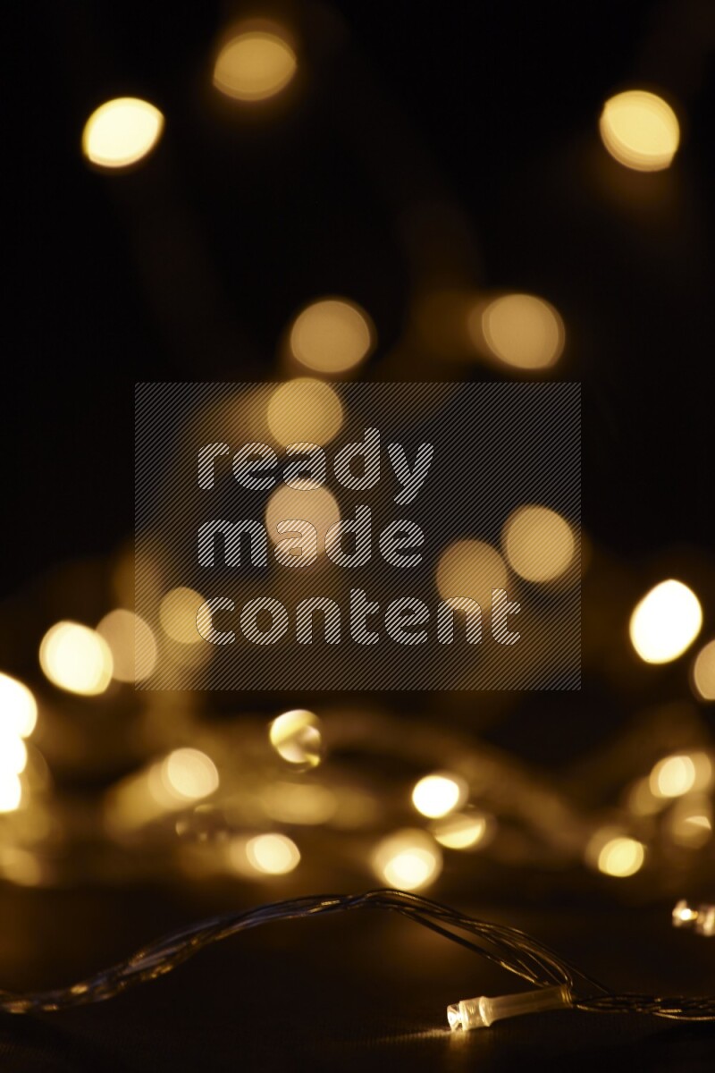 Bokeh light in yellow
