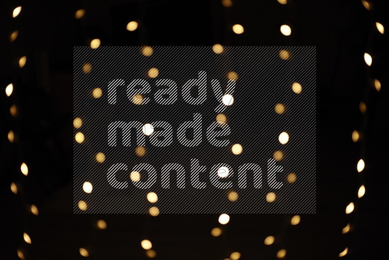 Bokeh light in yellow