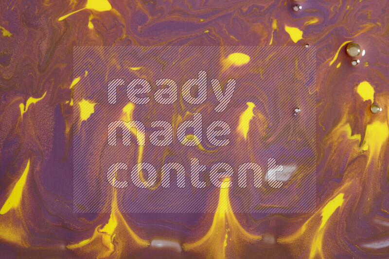 Abstract colorful background with mixed of purple and yellow paint colors