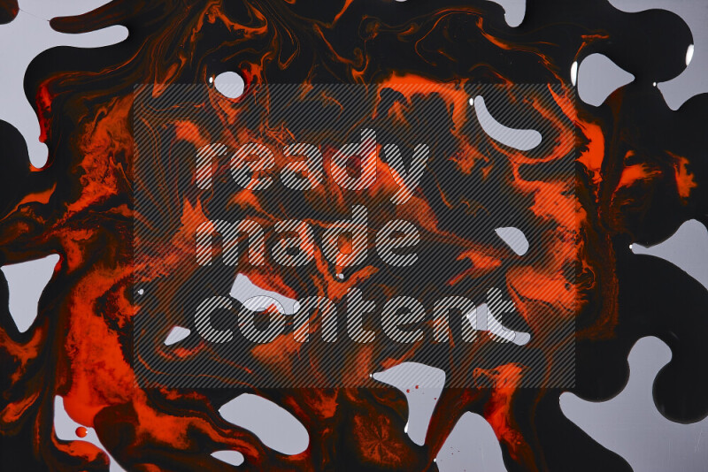 Abstract colorful background with mixed of red and black paint colors