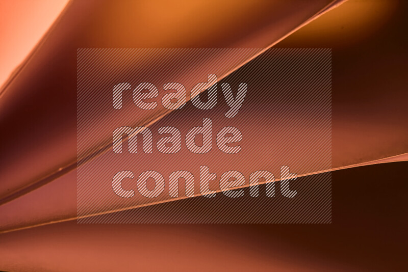 An abstract art piece displaying smooth curves in warm and cold gradients created by colored light