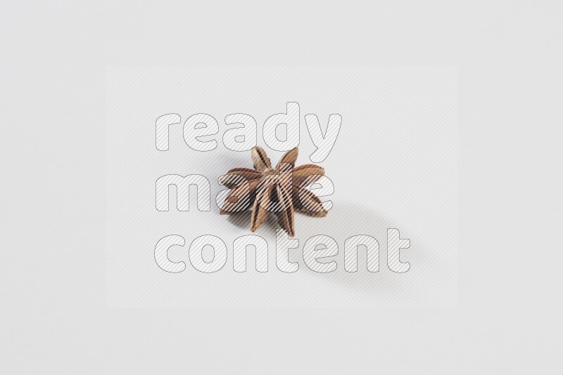 Star anise on a white background