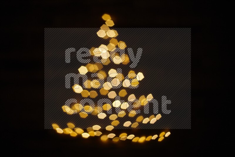Bokeh light in geometric shape