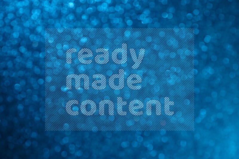 Blue glittery bokeh background