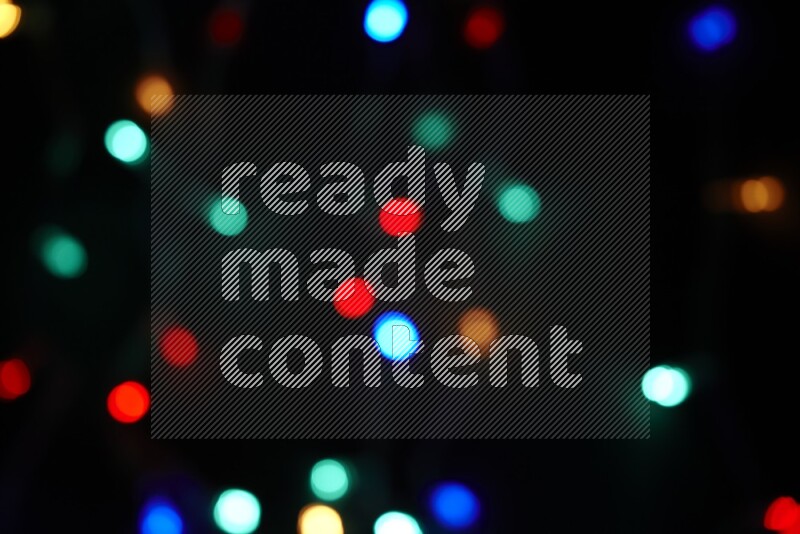 Bokeh light in multicolor