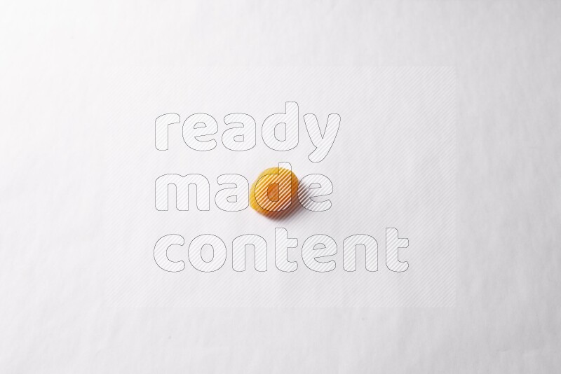 Dried apricots on white background