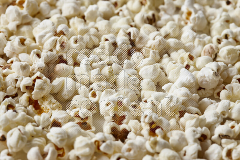 Popcorn snacks on white background