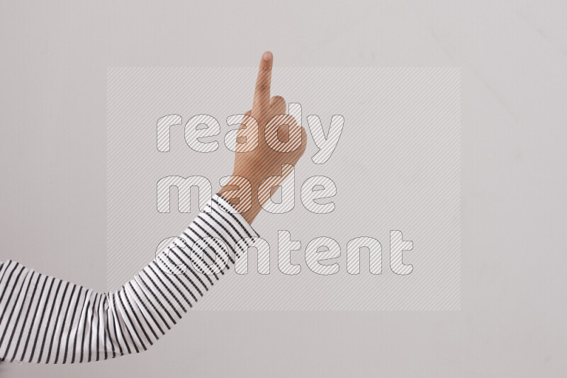 Woman hands gesturing sign language