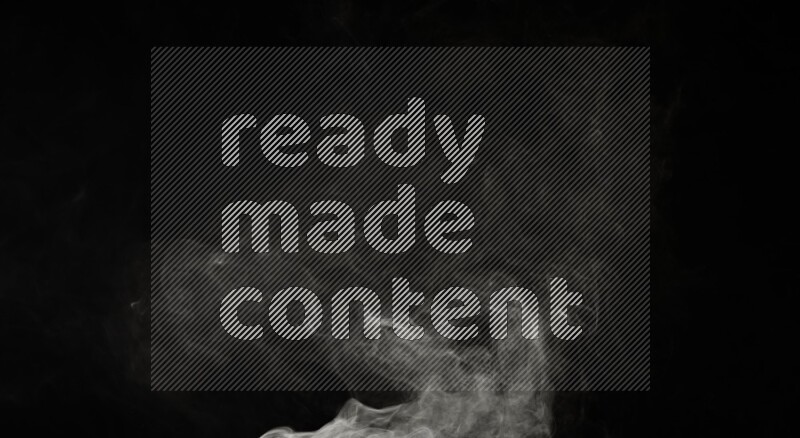 irregular white smoke on black background.