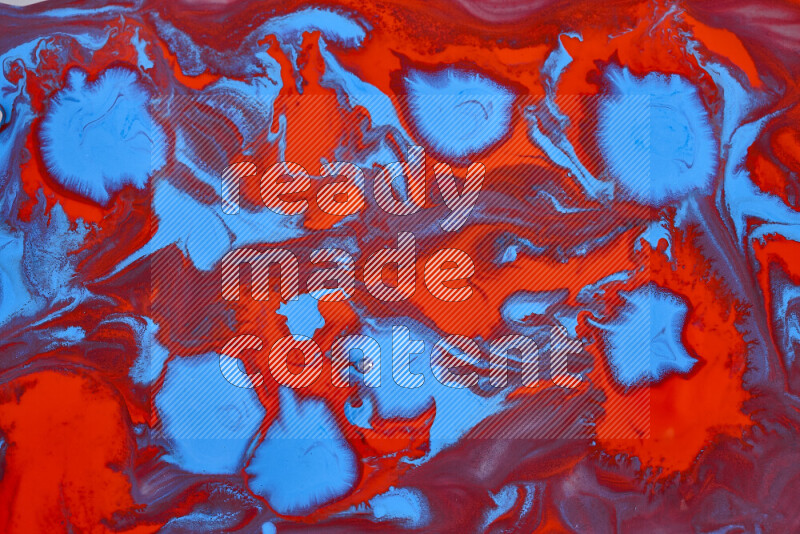 Abstract colorful background with mixed of red and blue paint colors