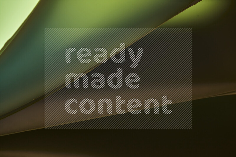 An abstract art piece displaying smooth curves in cold gradients created by colored light