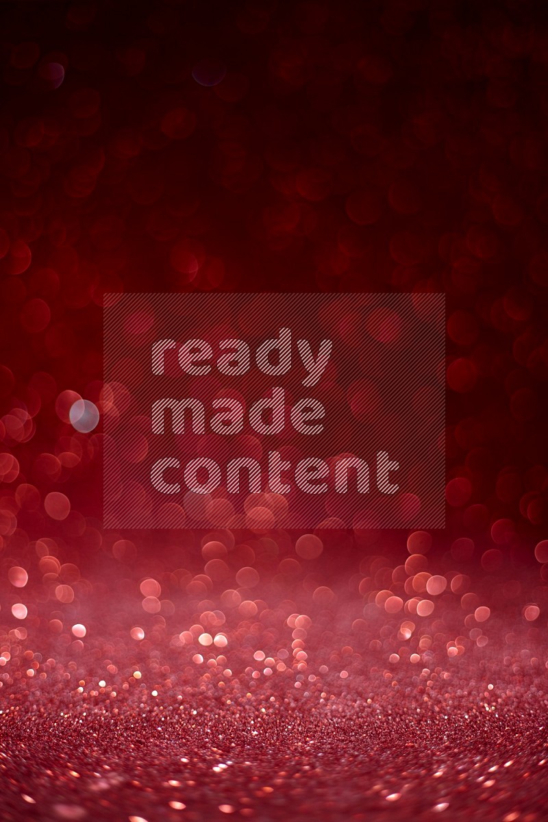 Red glittery bokeh background