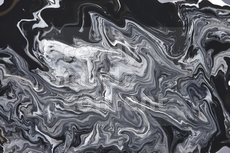 خلفية ملونة مع مزيج من ألوان الطلاء الأبيض والاسود