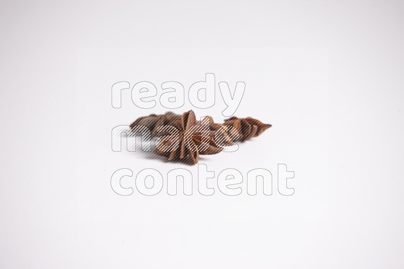 Star anise on a white background