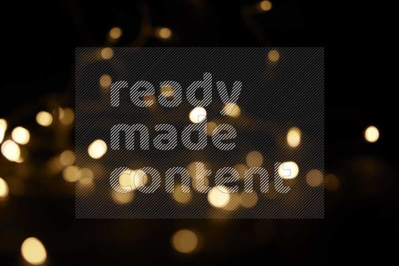 Bokeh light in yellow