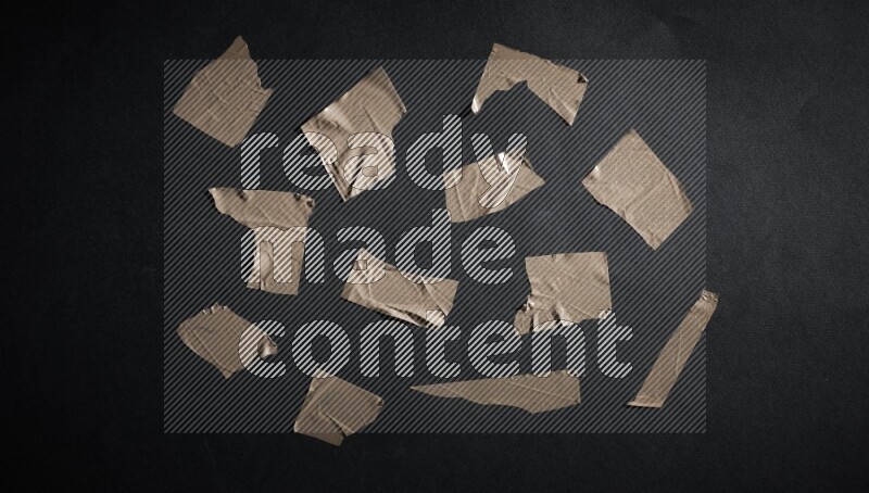 Duct tape on black background