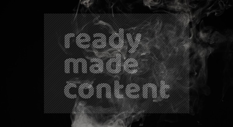 irregular white smoke on black background.