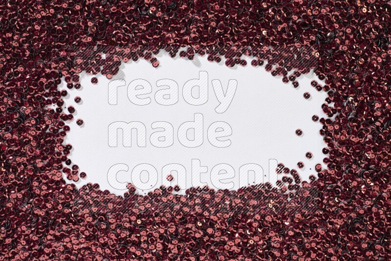 ترتر مسطح متعدد الألوان على خلفية رمادية