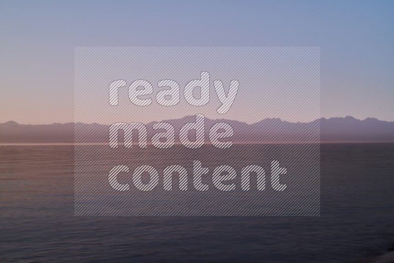 Sunrise over the water