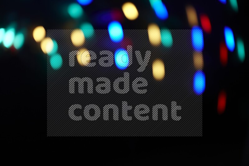 Abstract bokeh light in multicolor