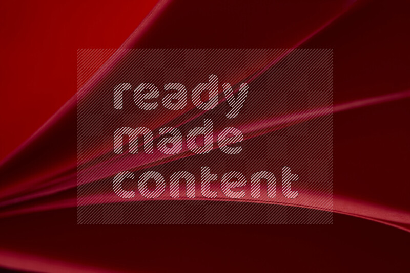 فن تجريدي يعرض المنحنيات المرتبة للأوراق باللون الأحمر