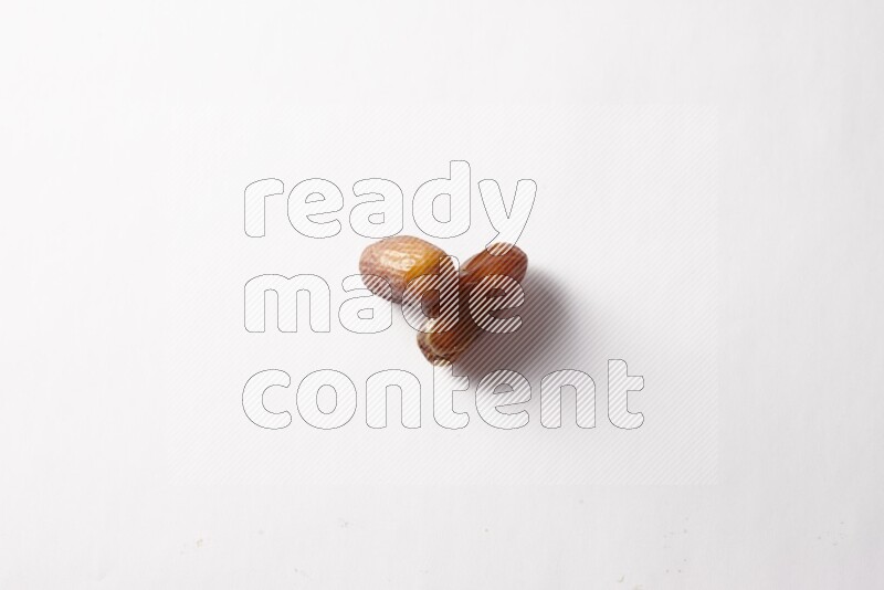 Dates on white background