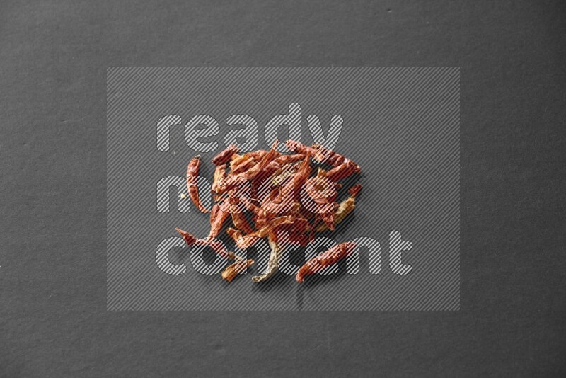 Chili pepper on a black flooring