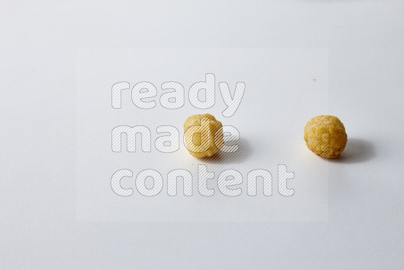Puffs snacks on white background