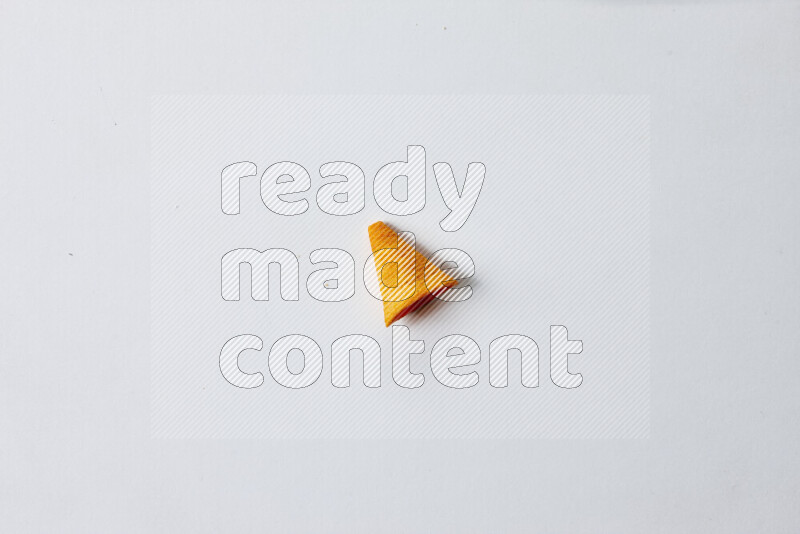 Assorted snacks on white background