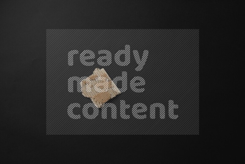 Cardboard on black background